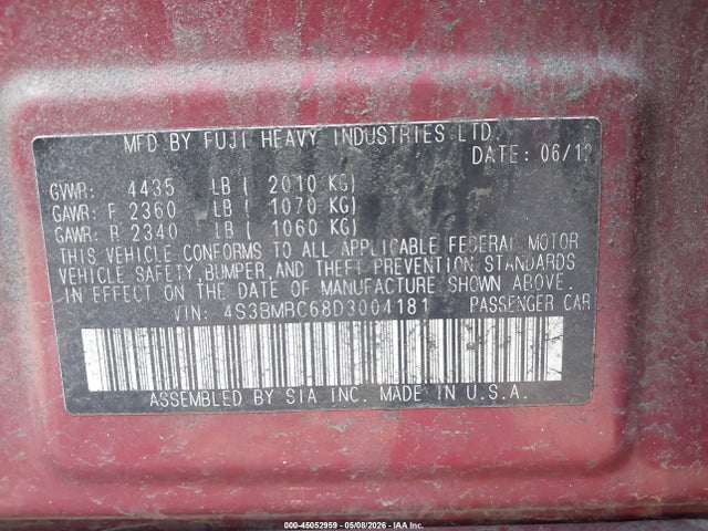 Subaru Legacy 2.5i Premium