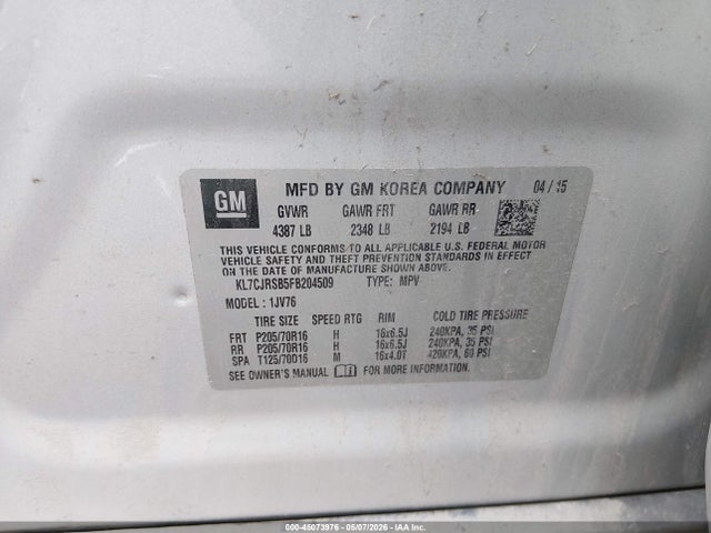Chevrolet Trax Lt