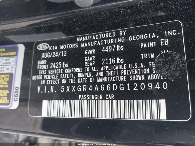 Kia Optima Sx