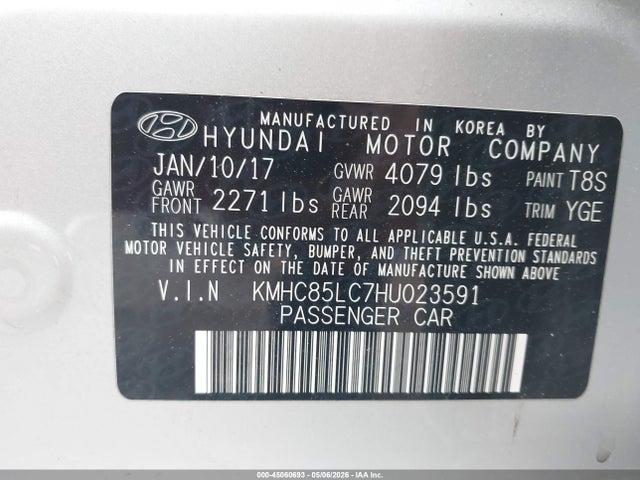 Hyundai Ioniq Limited