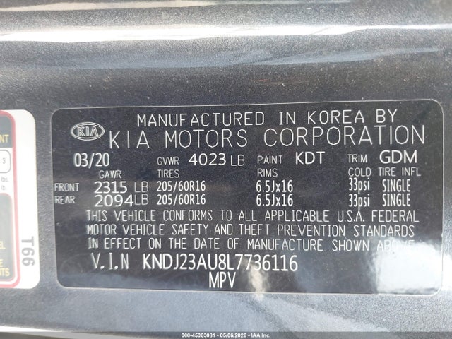 Kia Soul Lx