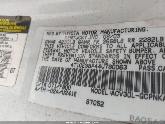 Toyota Camry Se