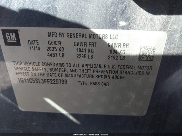 Chevrolet Malibu 1lt