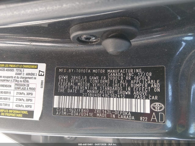Toyota Corolla Le