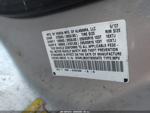 Honda Odyssey Lx