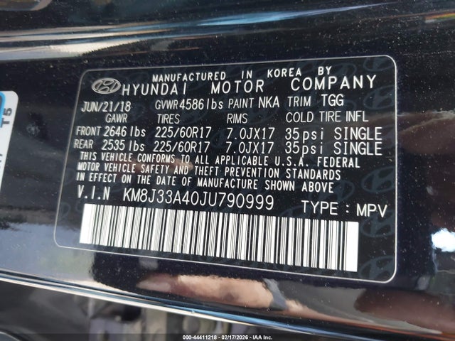 Hyundai TUCSON Sel