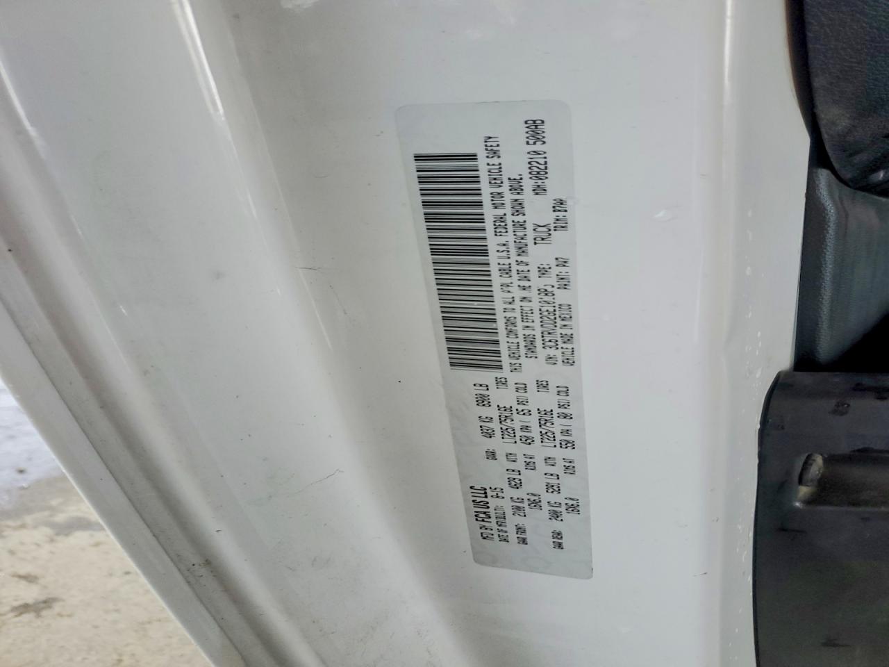 Ram Promaster 2500 High