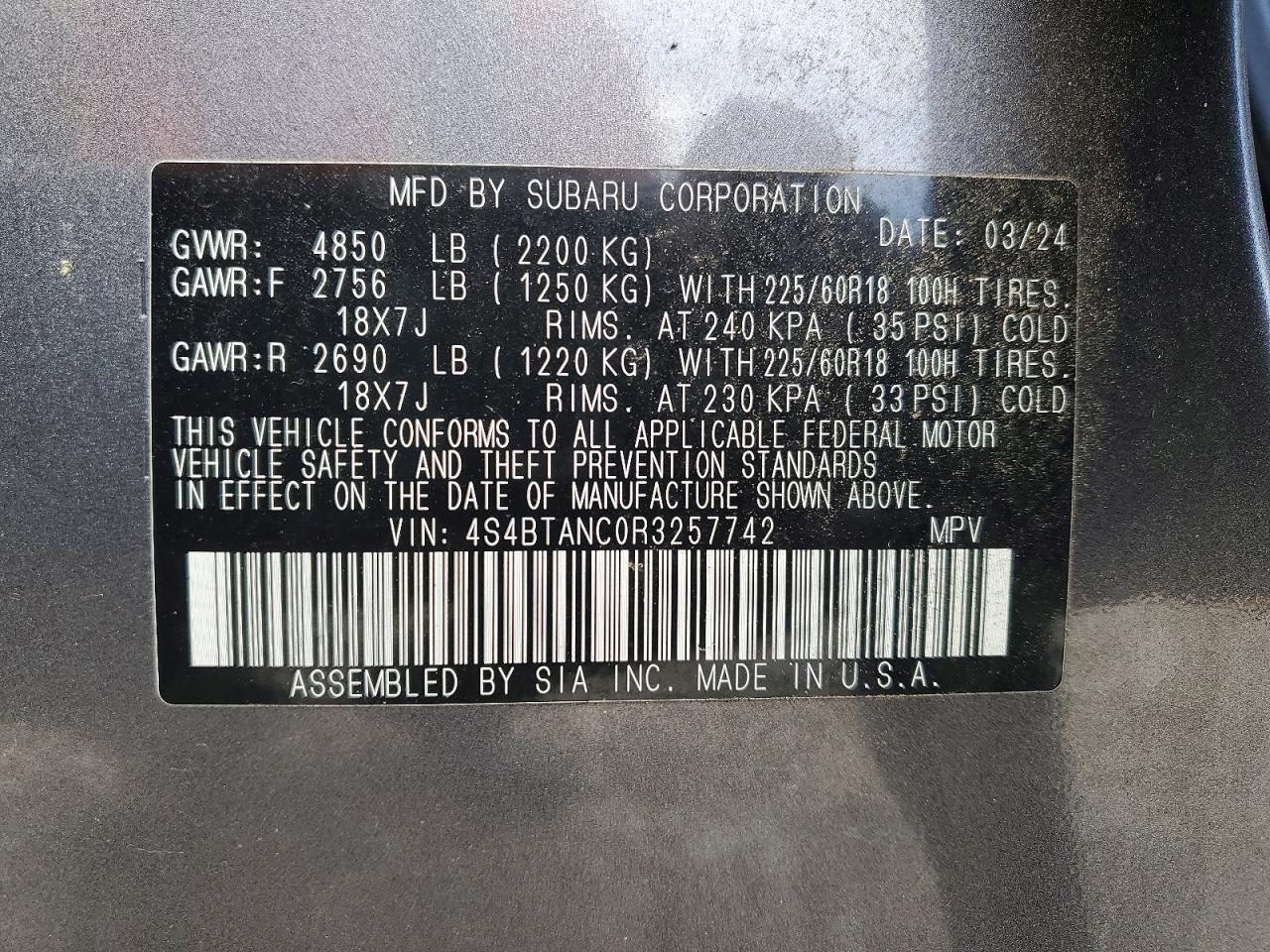 Subaru Outback Limited