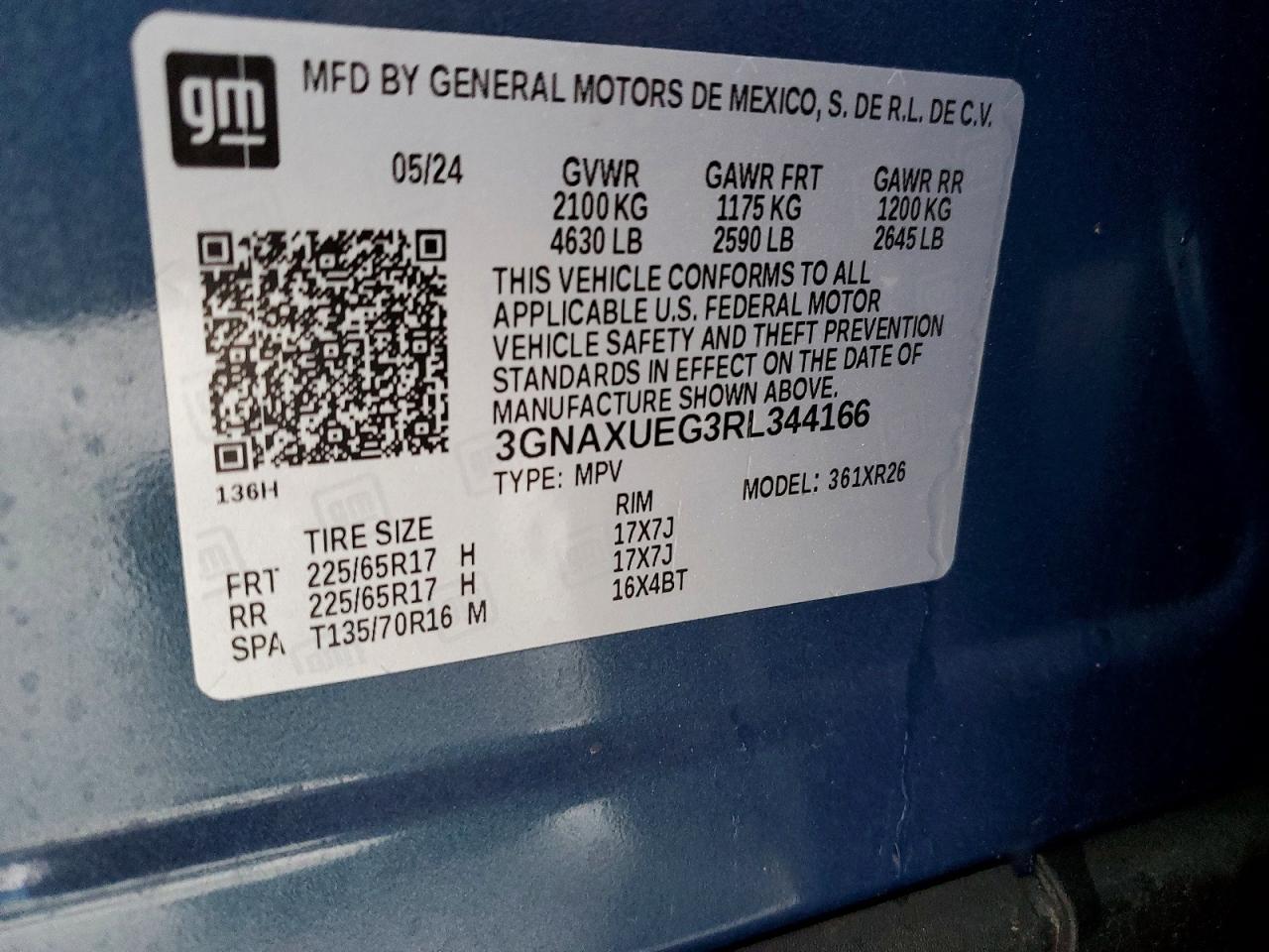 Chevrolet Equinox Lt
