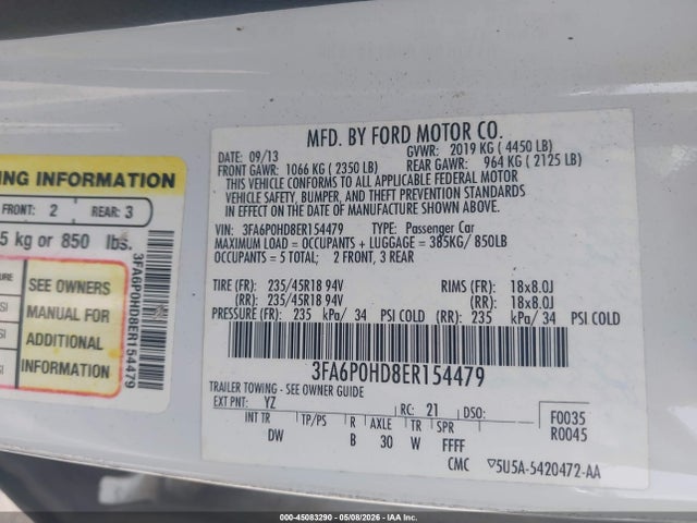 Ford Fusion Se