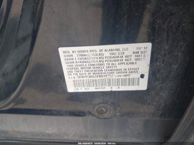 Honda Pilot Ex-l