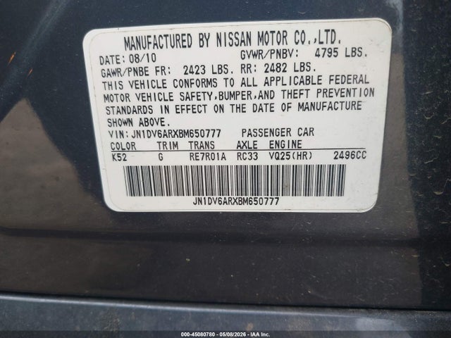 INFINITI G25x