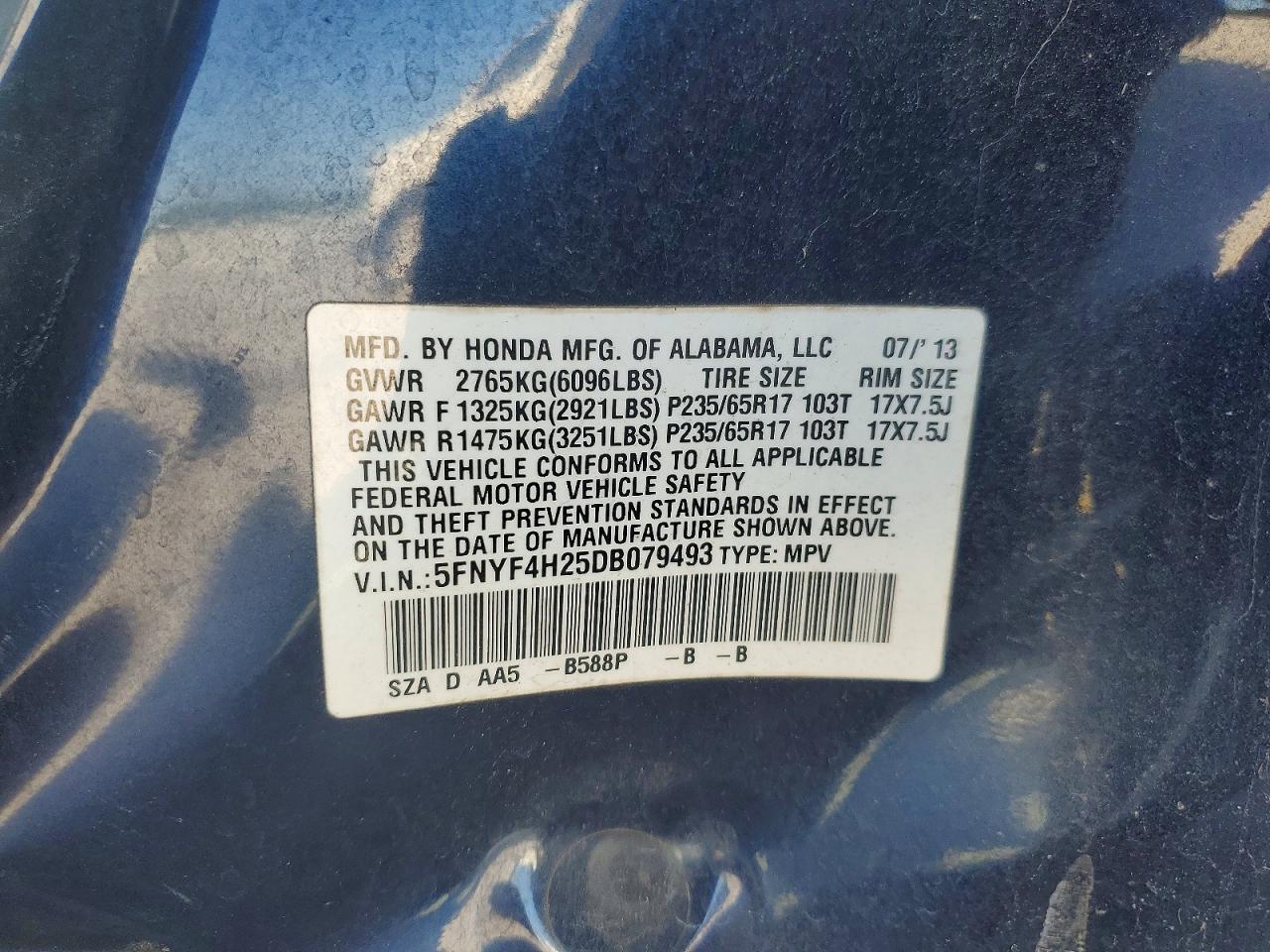 Honda Pilot Lx