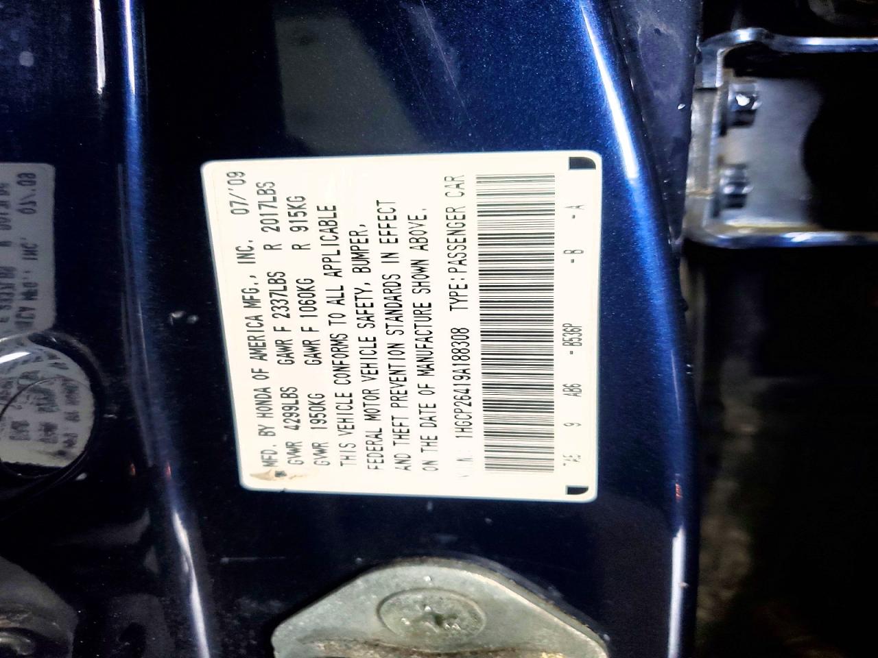 Honda Accord Lxp