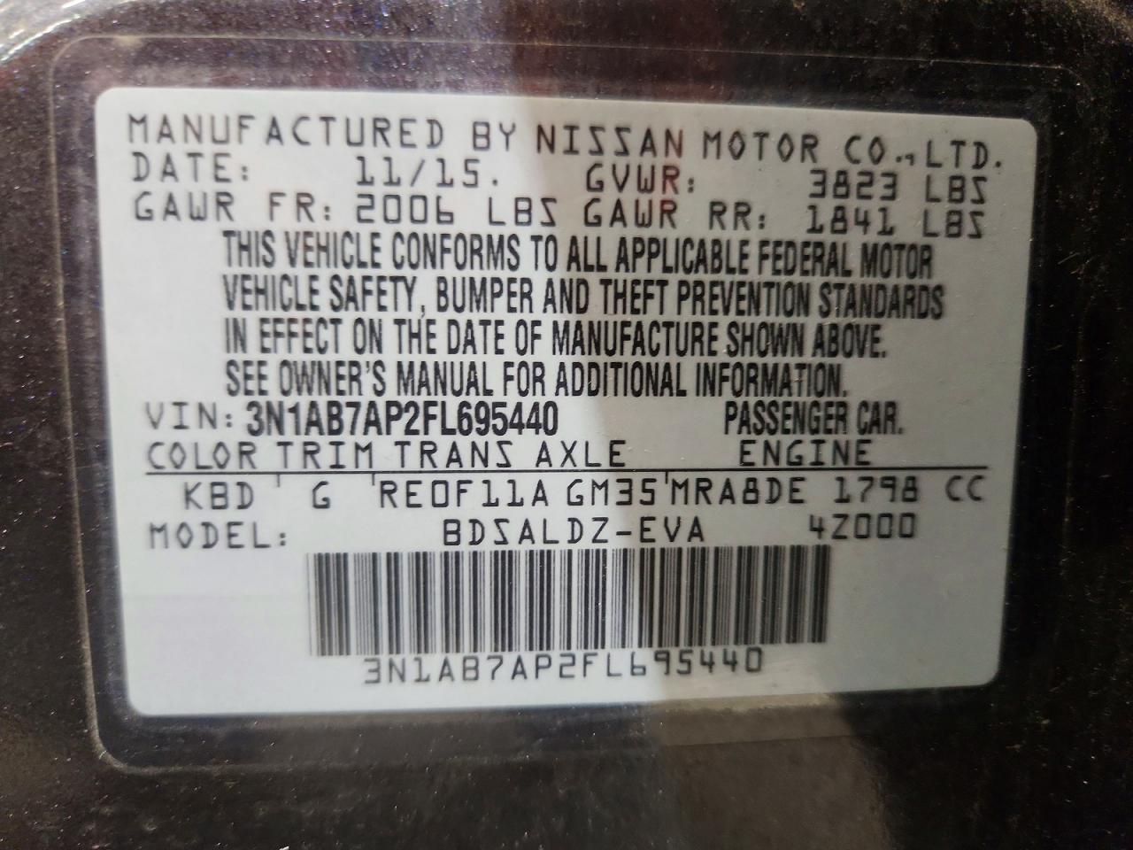 Nissan Sentra Sv
