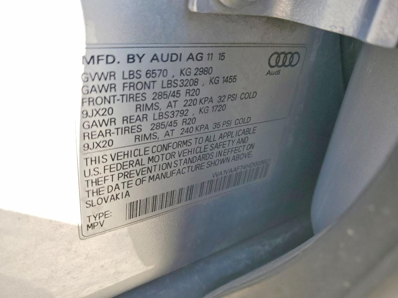 Audi Q7 Prestige