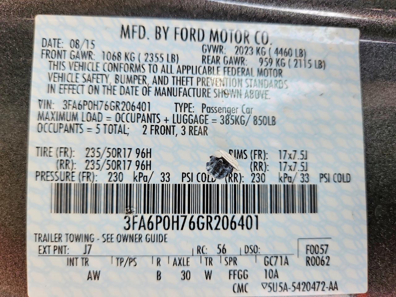 Ford Fusion Se