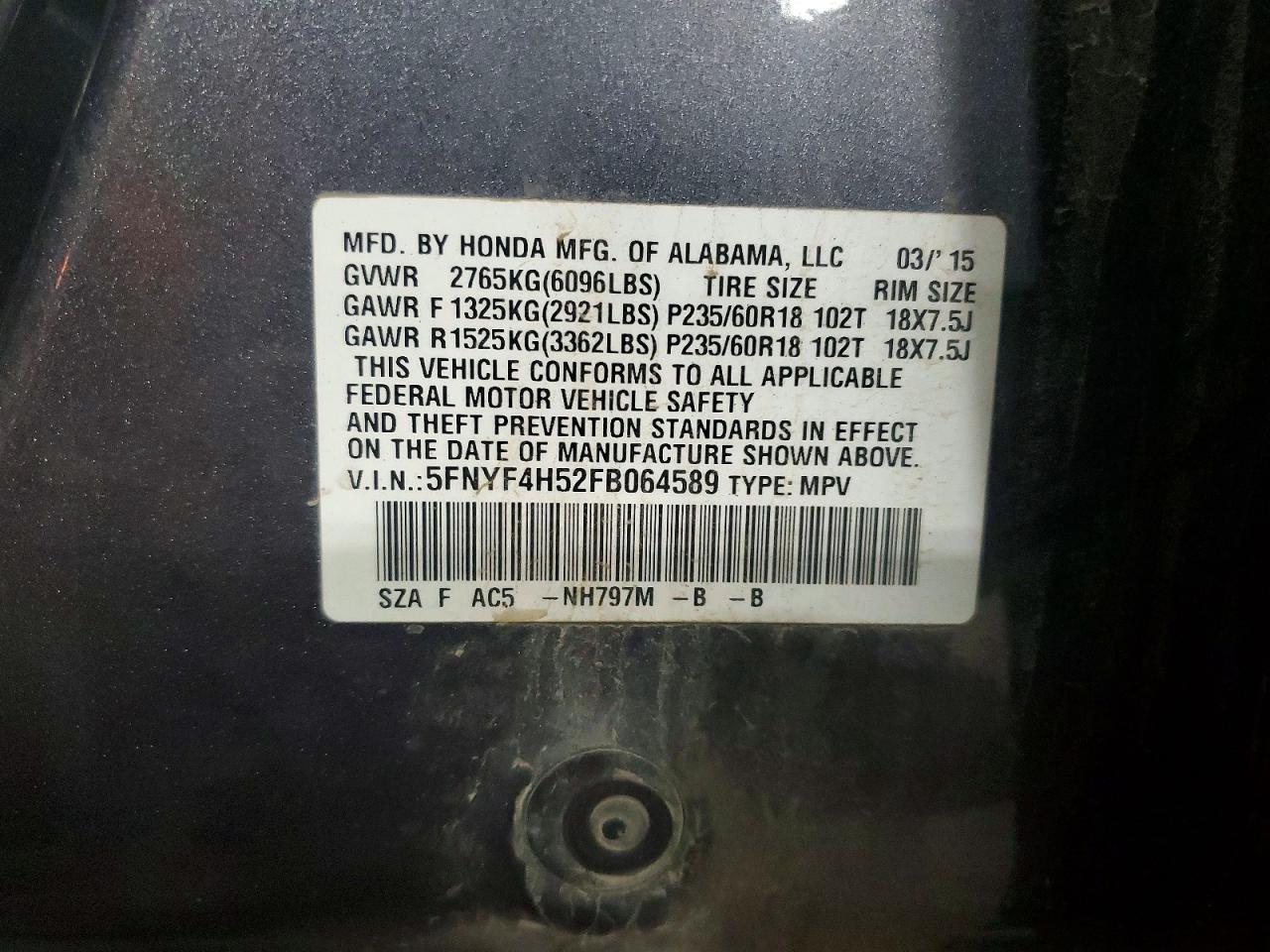 Honda Pilot Exl