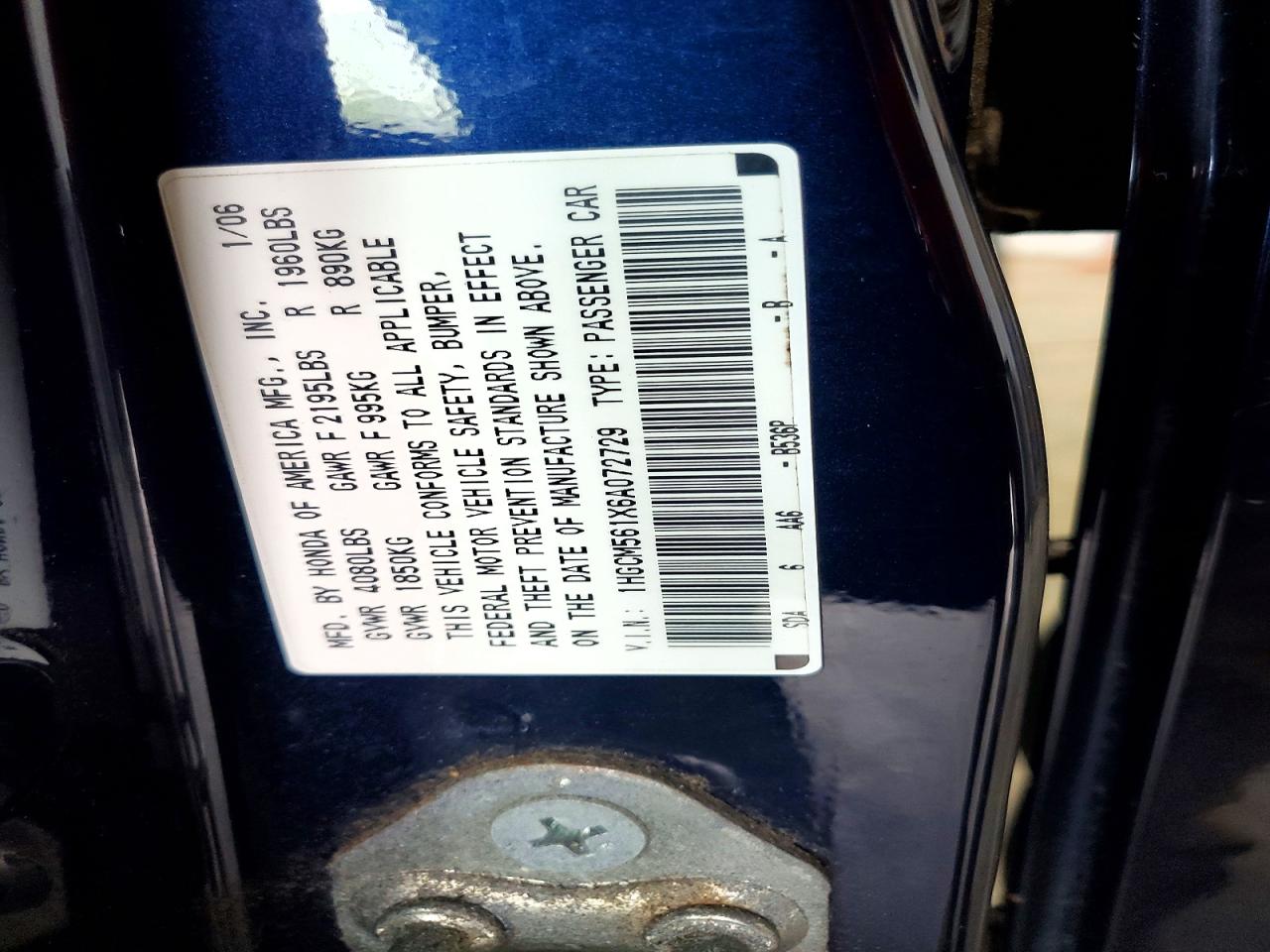 Honda Accord Value