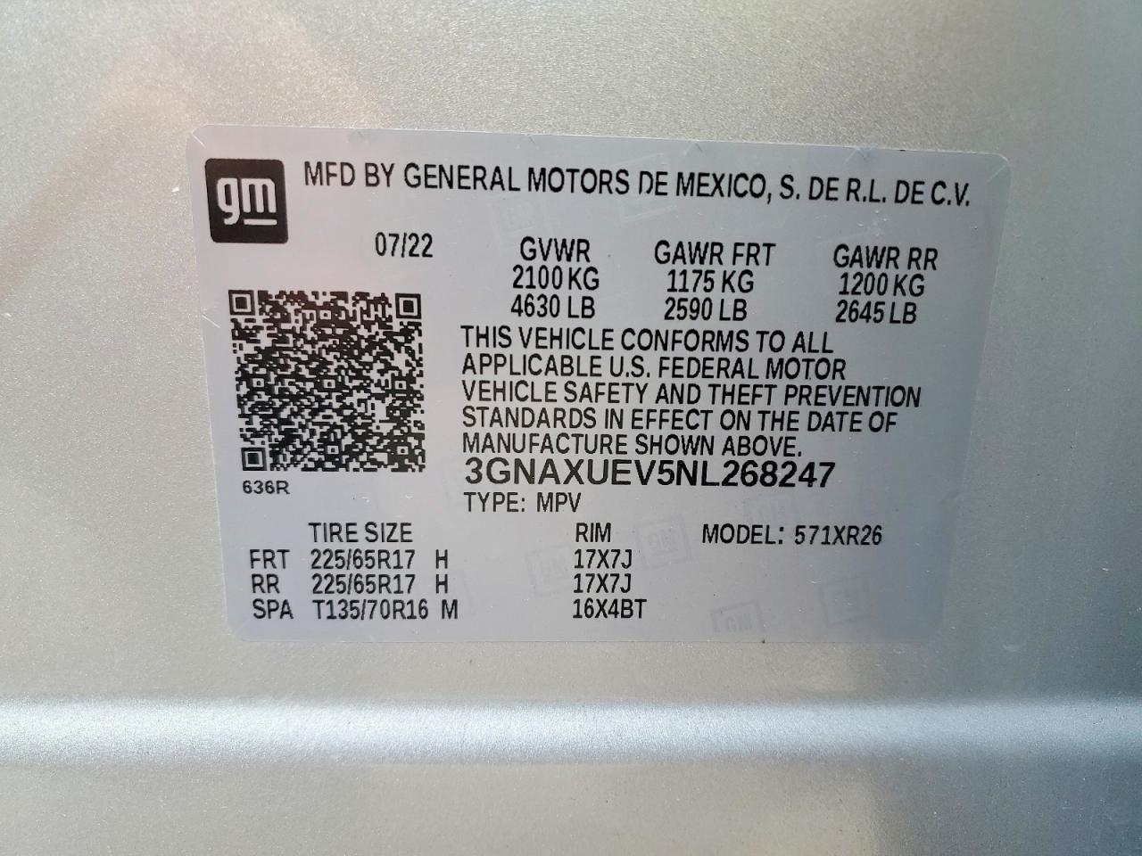 Chevrolet Equinox Lt