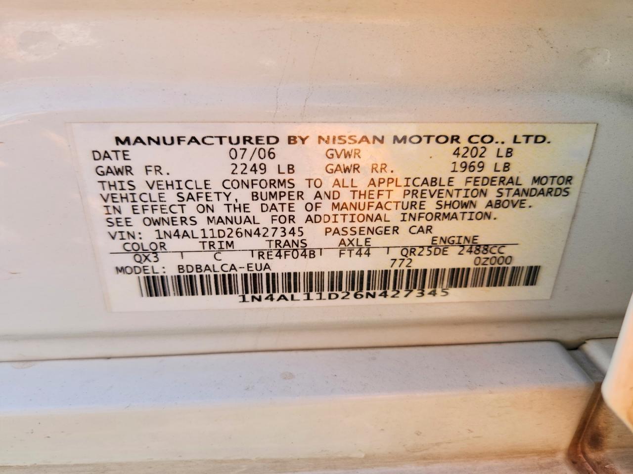 Nissan Altima 2.5