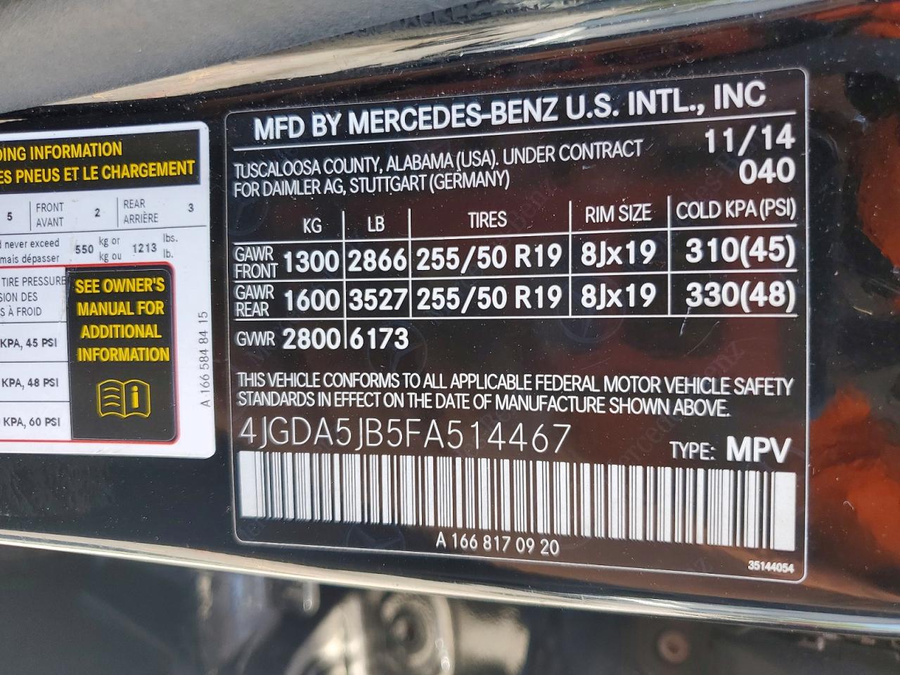 Mercedes-Benz M-Class 350