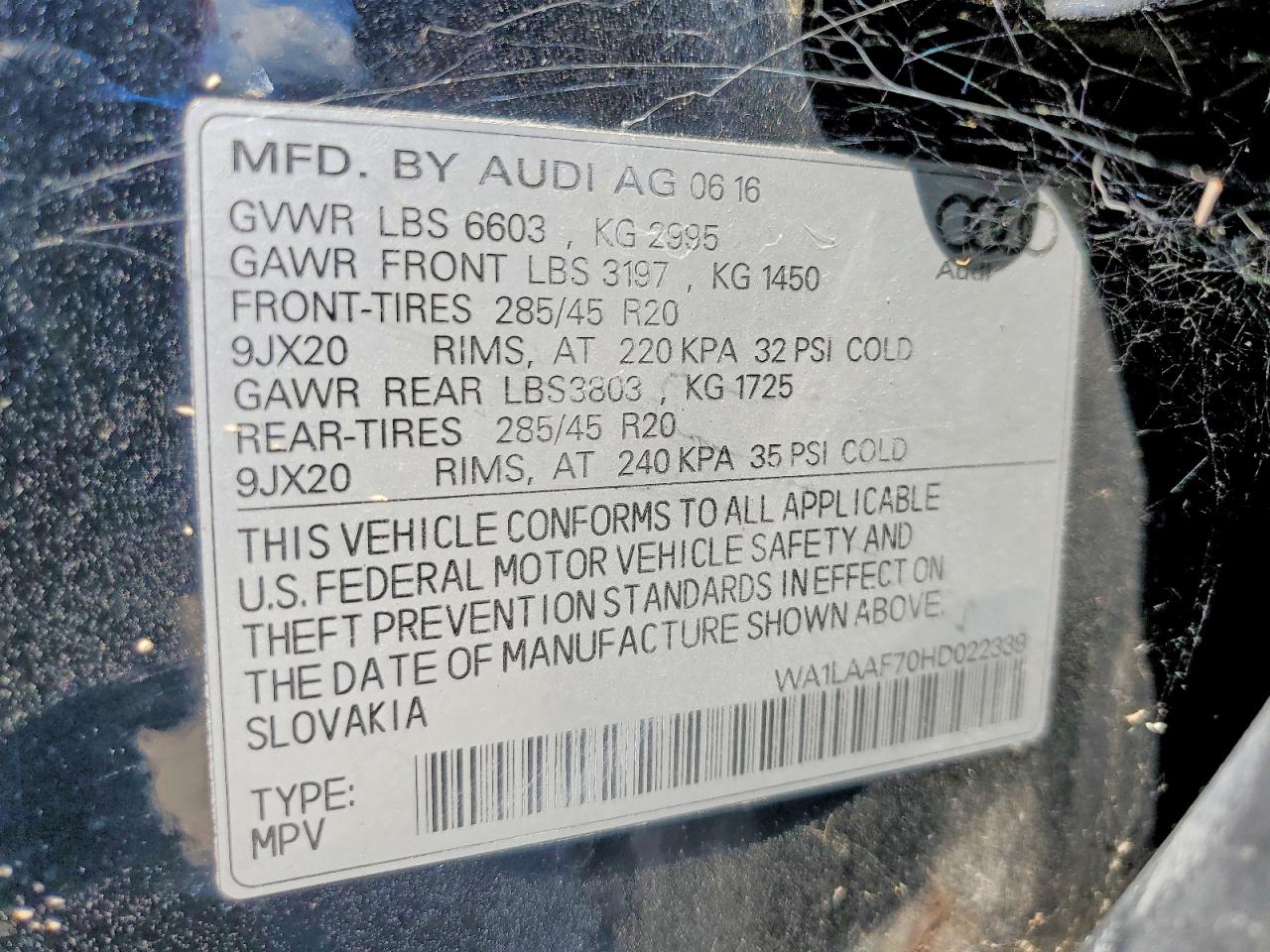 Audi Q7 Premium Plus