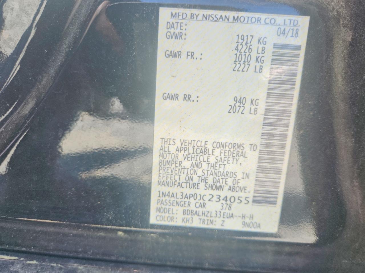 Nissan Altima 2.5 Sr