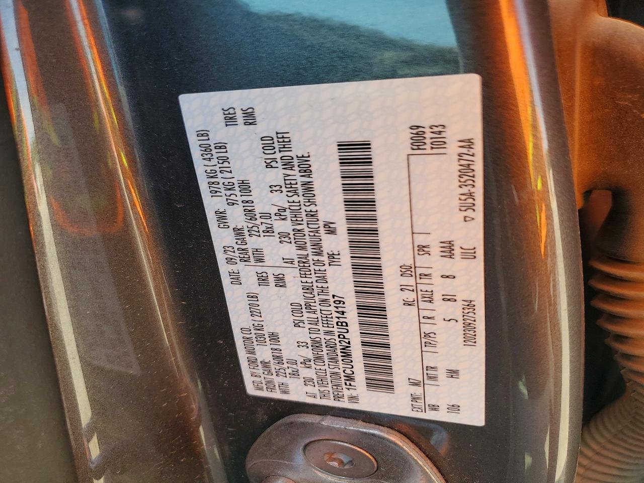 Ford Escape St Line