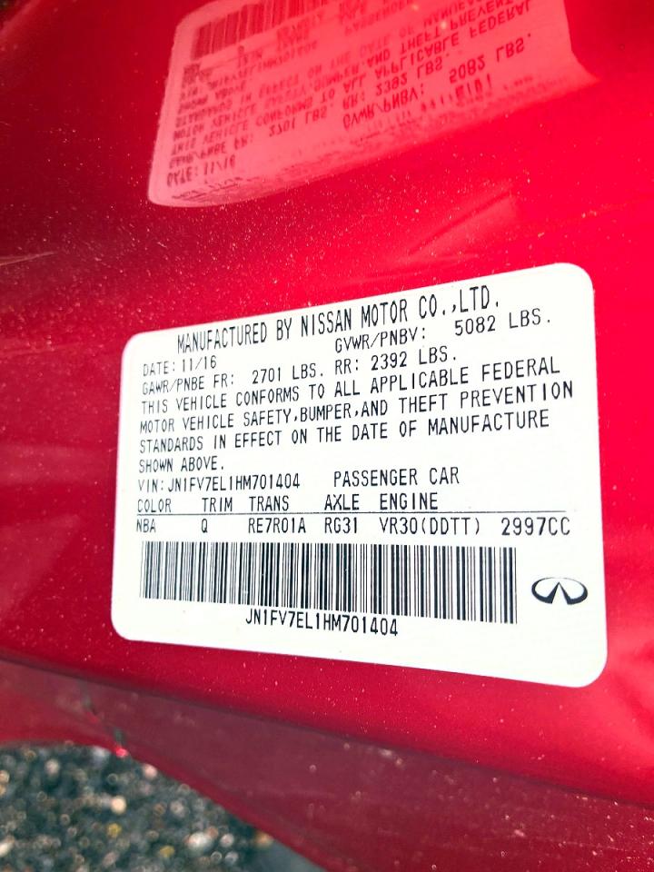 INFINITI Q60 Red Sport 400