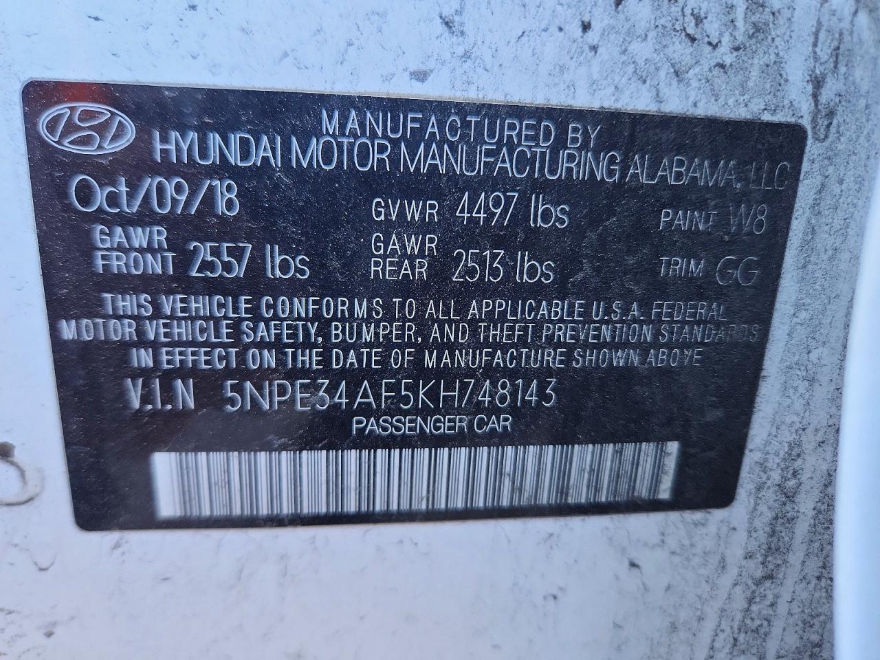 Hyundai SONATA Sel