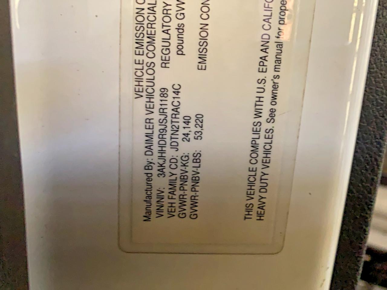 Freigliner Cascadia 126