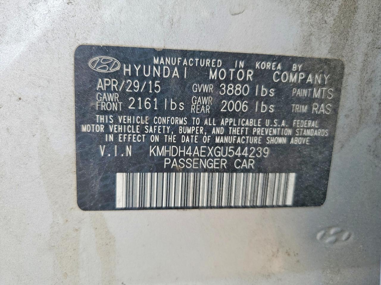 Hyundai ELANTRA Se