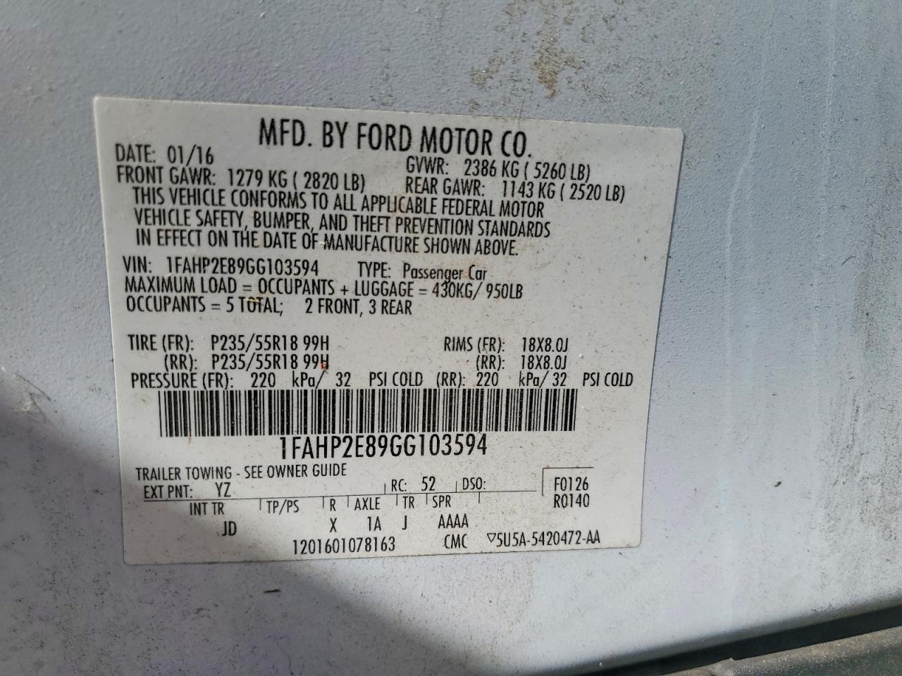 Ford Taurus Sel