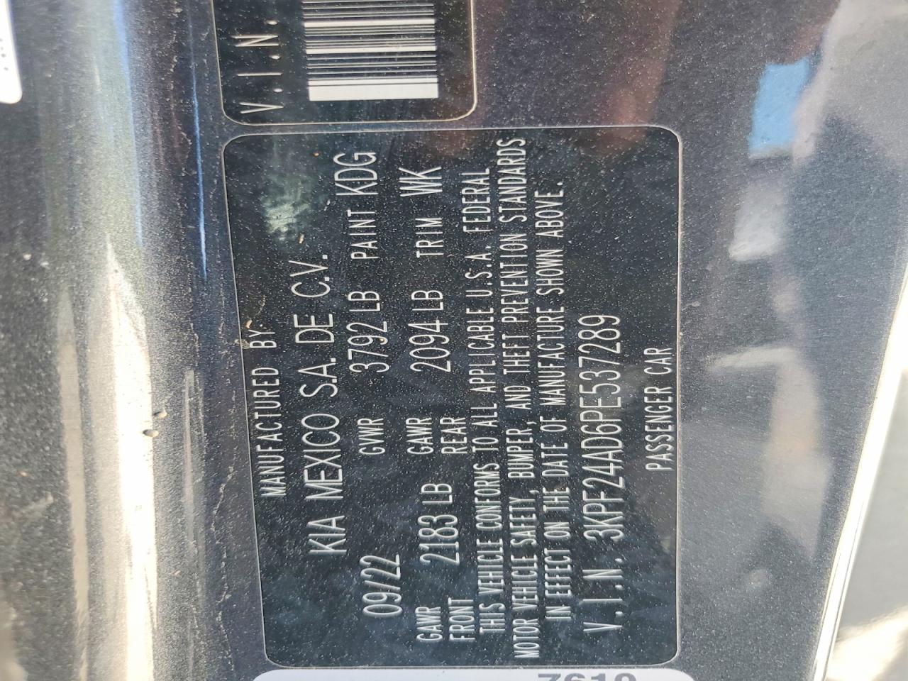 Kia Forte Lxs