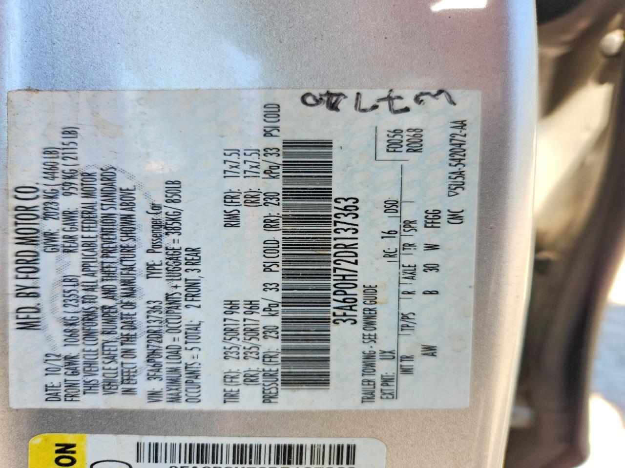 Ford Fusion Se