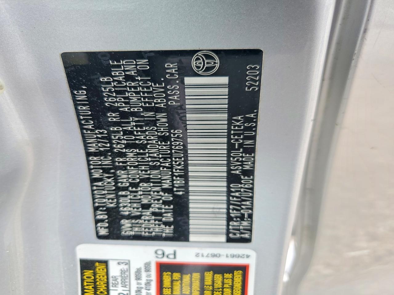 Toyota Camry L