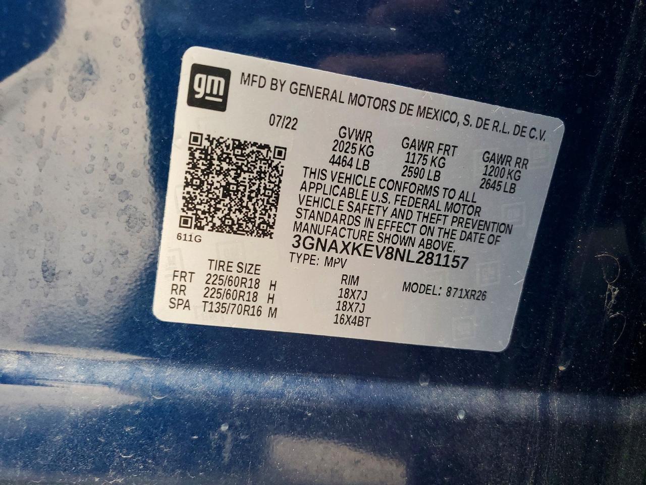 Chevrolet Equinox Lt