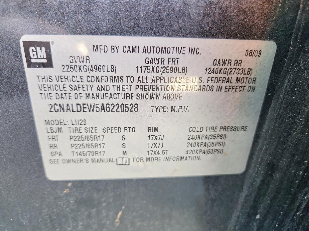 Chevrolet Equinox Lt