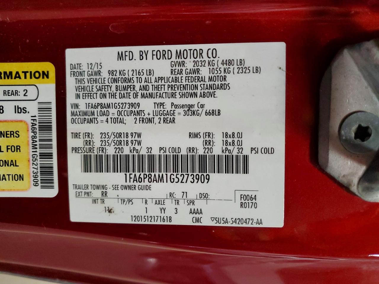 Ford Mustang V6 Coupe