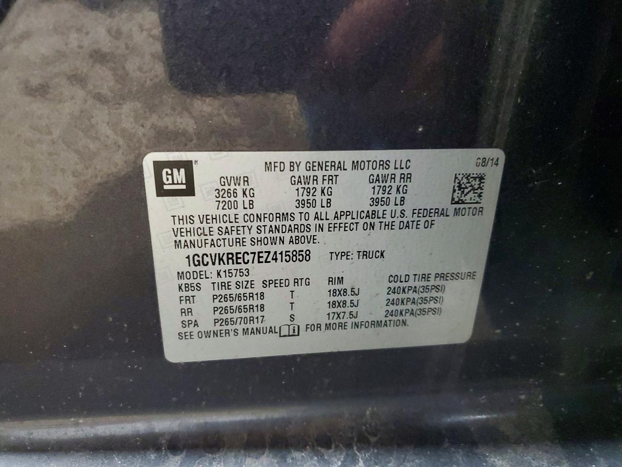 Chevrolet Silverado K1500 Lt