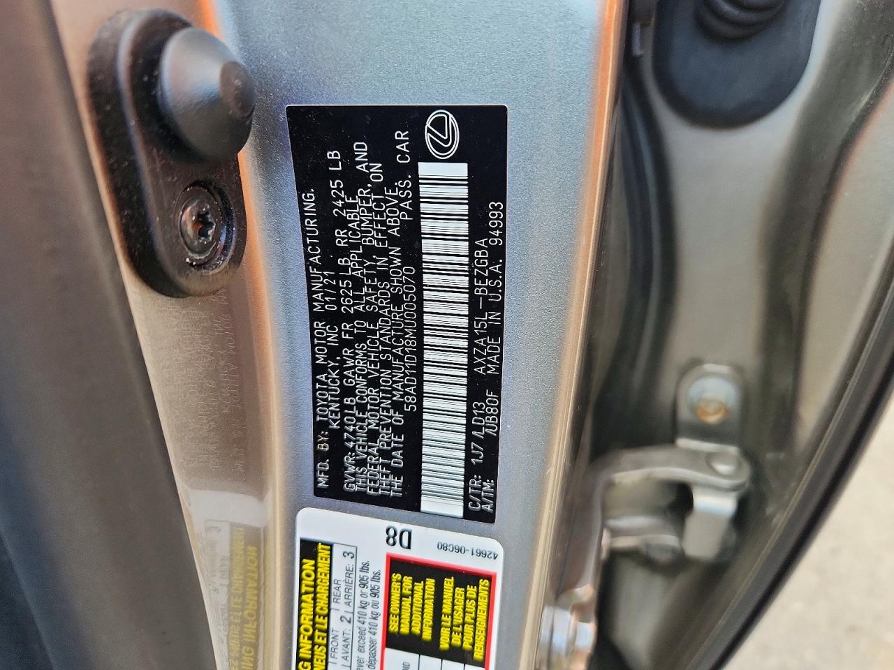 Lexus Es Base
