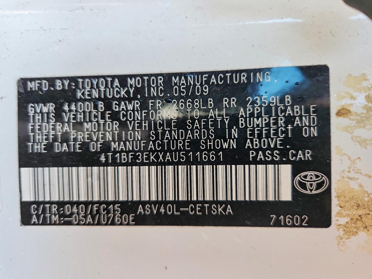 Toyota Camry Se