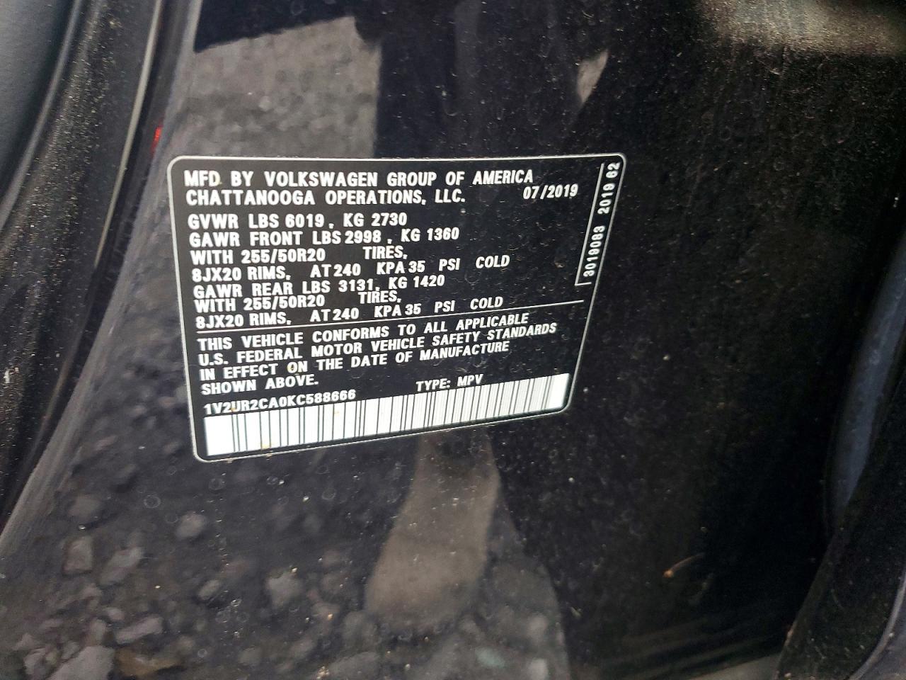 Volkswagen Atlas Se