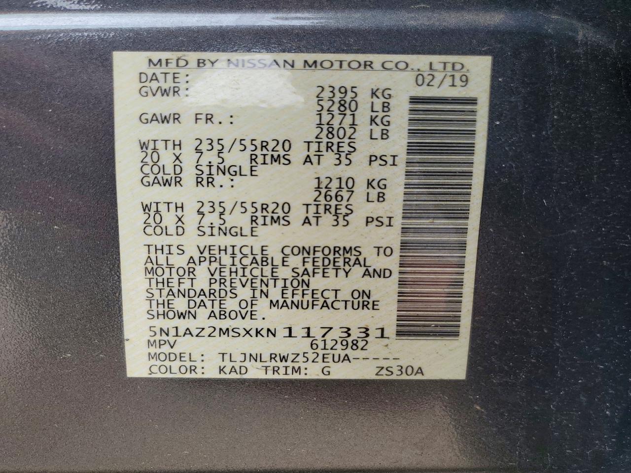 Nissan Murano Sl