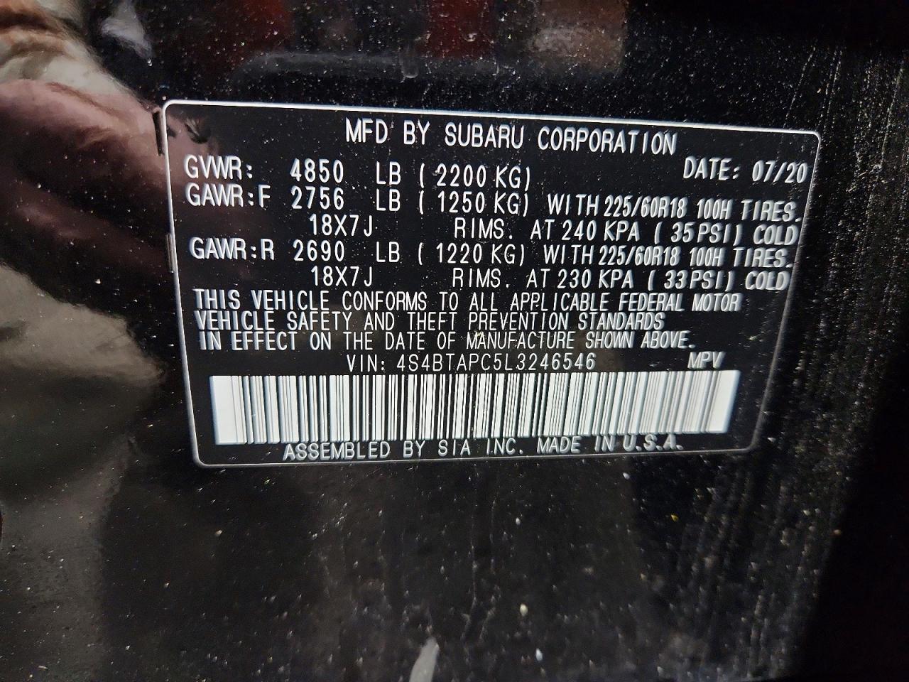 Subaru Outback Touring