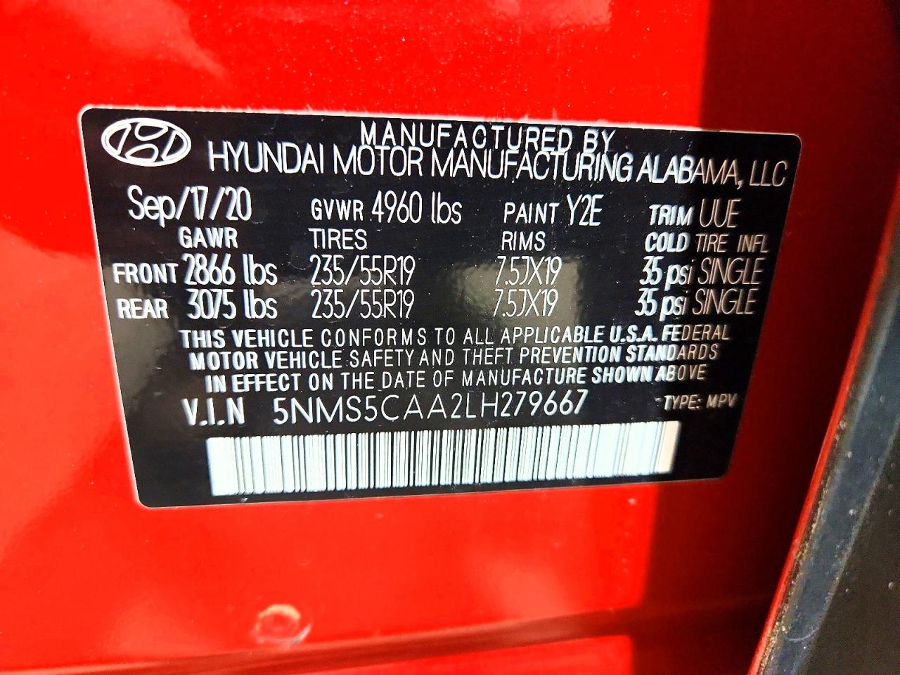 Hyundai SANTA FE Limited 2.0t