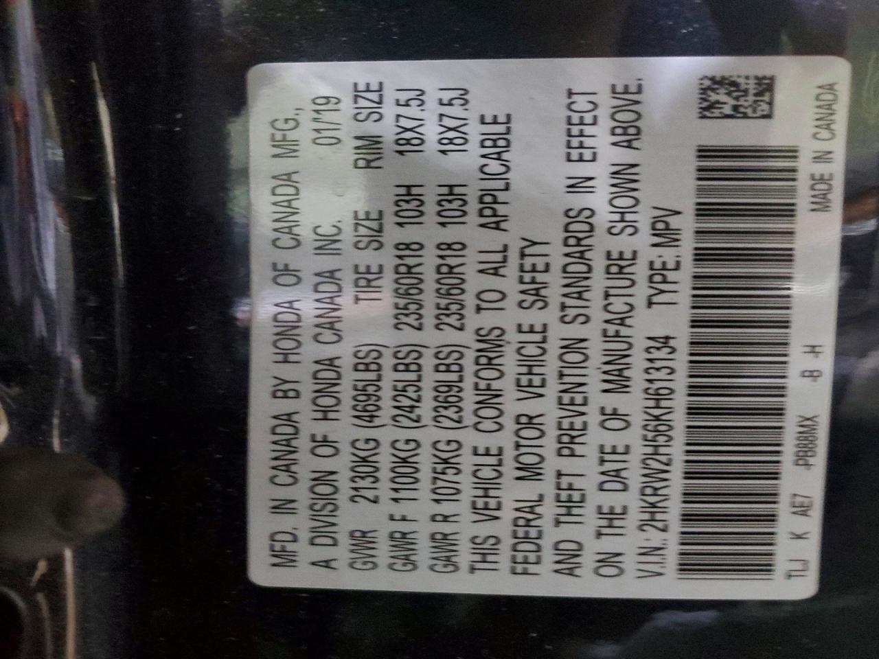 Honda Crv Ex