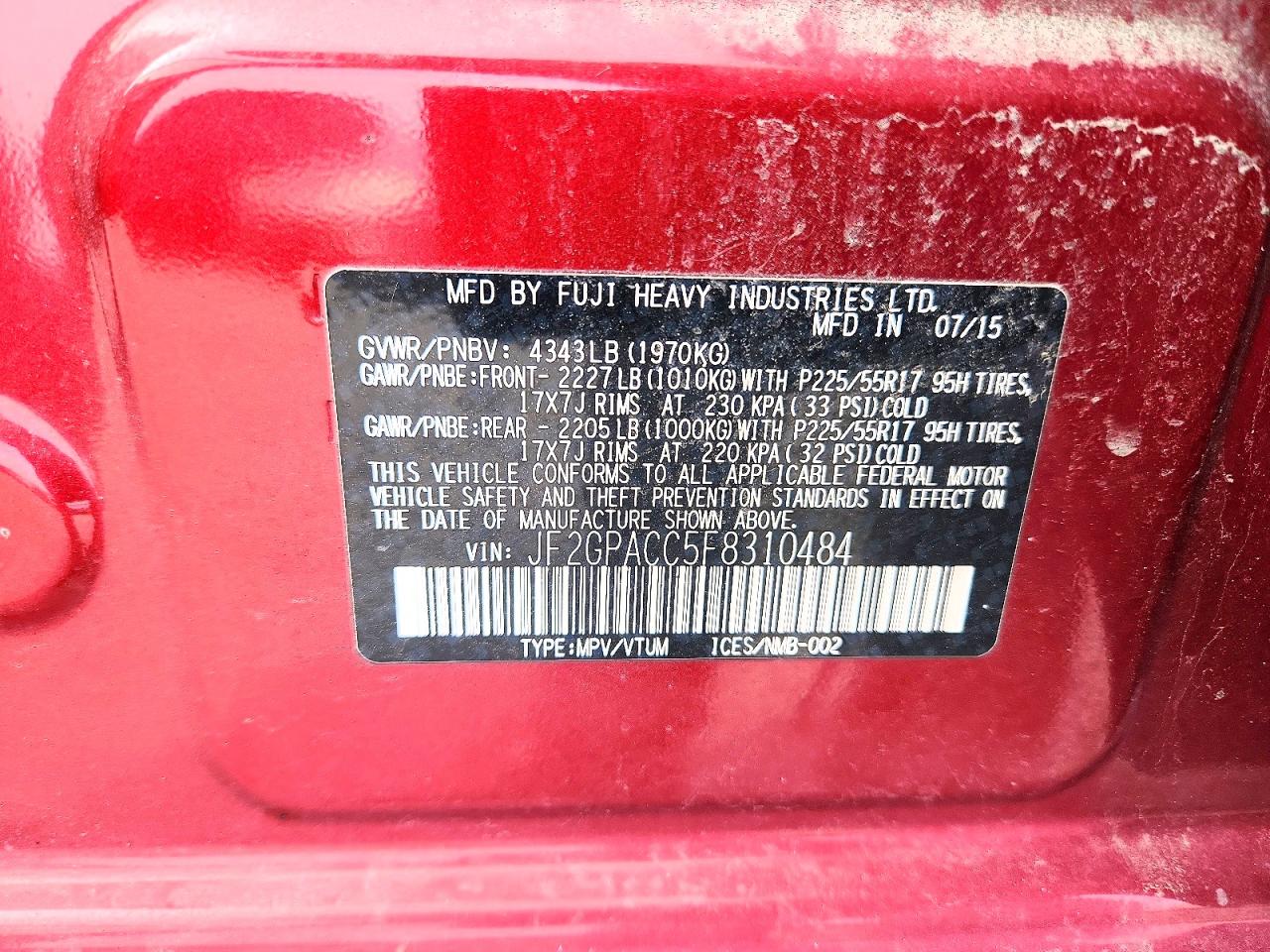 Subaru Xv 2.0 Premium