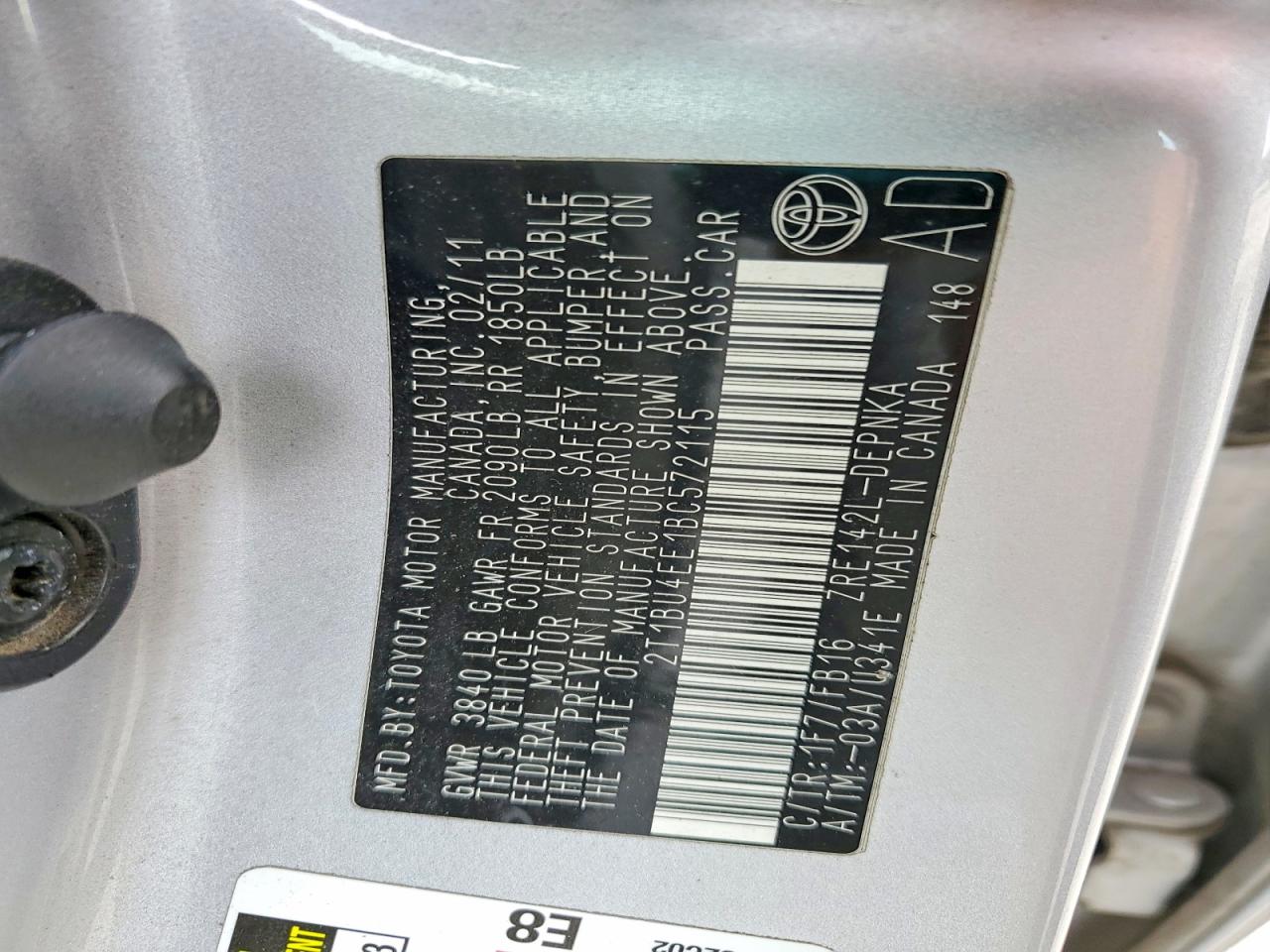 Toyota Corolla Le